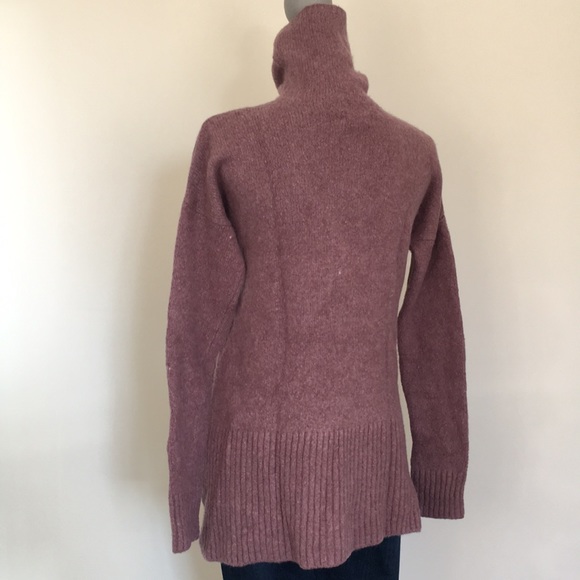 Lou & Grey Lavender Heather High Neck Sweater, size Medium 💜 - Picture 6 of 13